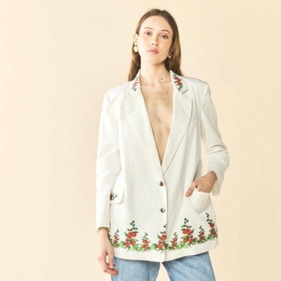 NWT Eddy Beaded Sloan Blazer x Larsen McDowell - Picture 4 of 4